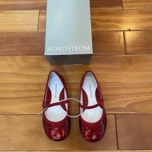 Nordstrom Baby Girl Red Patent Mary Jane Shoes